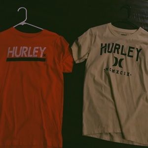 SOLD—Hurley Shirts! BARLEY WORN 2 for 15!!!